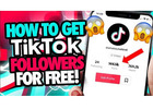 Free Followers TikTok Giveaway