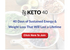 Keto40 is the best 40-day keto diet program with a step-by-step strategy